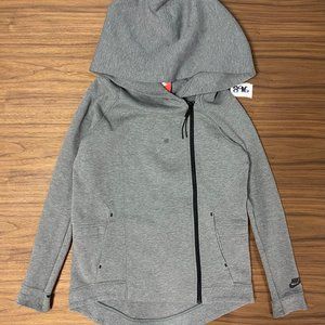 Nike Tech Hooded moto Jacket - Grey